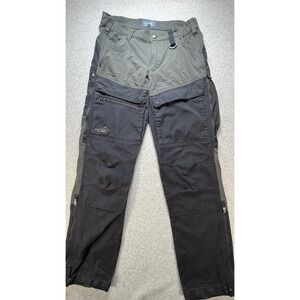 Arrak Outdoor Active Stretch Hiking Pants Women's 40 Performance Gray Black